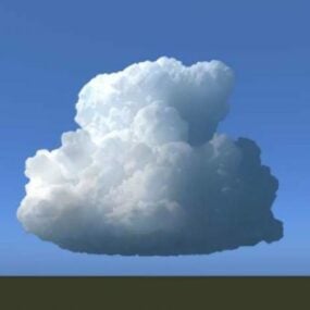 Realistic White Cloud 3d model