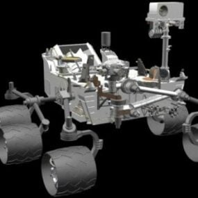 Model 3d Kenderaan Penjelajah Curiosity Rover