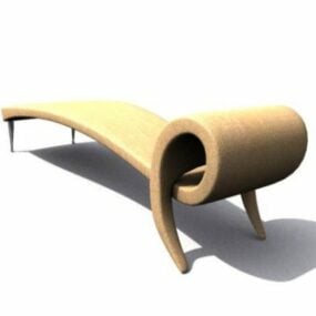 نموذج سرير نهاري ثلاثي الأبعاد