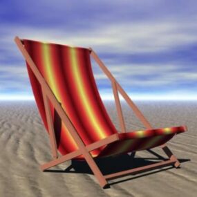 Relax Lounge Chair Combine Bord 3d model