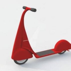 创意滑板车自行车3d模型