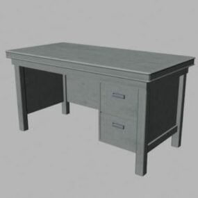 Antik Study Desk 3d-model