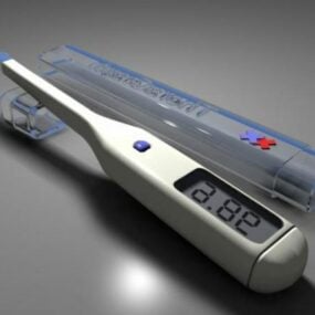 Digital Thermometer Health Check 3d model