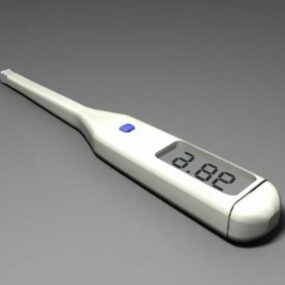 Modern Digital Thermometer 3d model