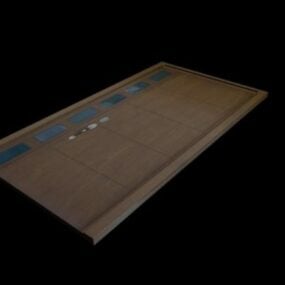 Rustik dørlager 3d-model