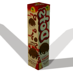 3d модель Dots Food Package Box