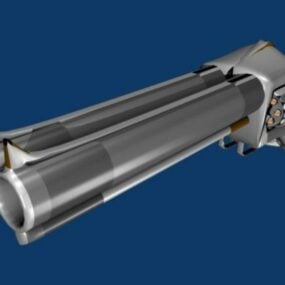 Barreled Gun Weapon 3d model