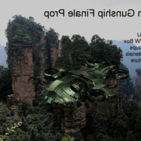 Paysage de film de montagne Avatar modèle 3D