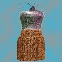 Dress Fashion With Mannequin 3d model