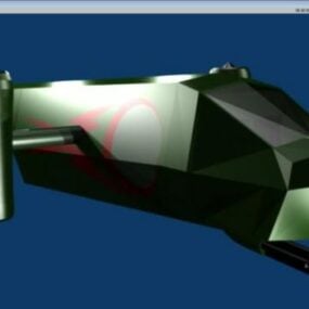 Drop Ship Futuristic Spacecraft 3d model
