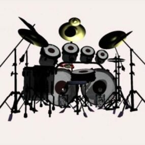 Drumkit Instrument Full Set 3d model