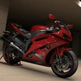Model 3D motocykla sportowego Ducati Bike