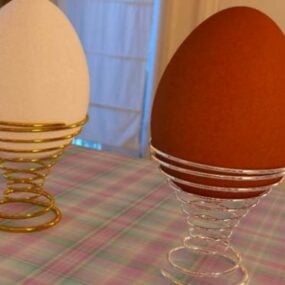 Egg Cup Holiday Decorative 3d model