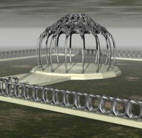 Model 3D Świątyni Żelaznej Kopuły