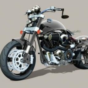 Motorcycle Hellcat 3d model