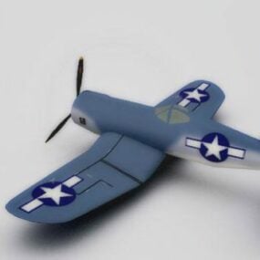 F4u Corsair Vintage Aircraft 3D-malli