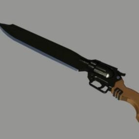 Finalfantasy Leon Knife Weapon דגם תלת מימד
