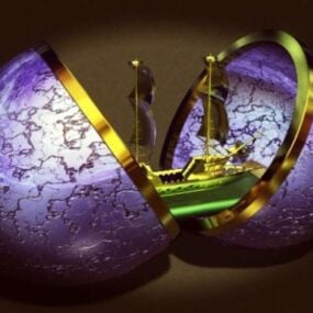 Gift Easter Egg 3d model