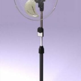 Electric Fan With A Stand 3d model