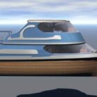 Barco rápido yate moderno