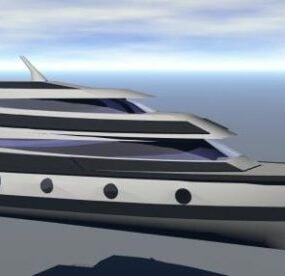 نموذج رحلة القارب السريع ثلاثي الأبعاد