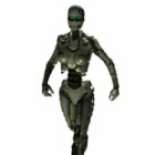 Vrouwelijke humanoïde robot