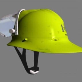 3д модель пожарного шлема