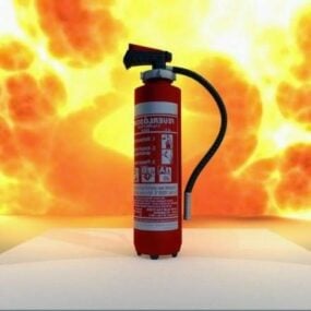 3D model nástroje hasicí přístroj