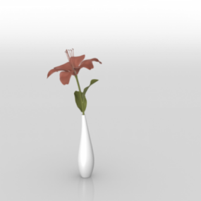 Simple Flower Pot 3d model