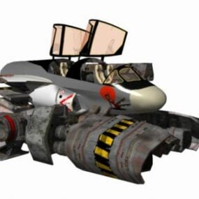 Flyer Tug Spacecraft 3D-Modell