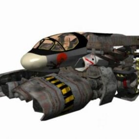 전쟁 우주선 3d 모델