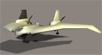 비행 날개 폭격기 3d 모델