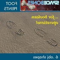3д модель отпечатков ног на песке