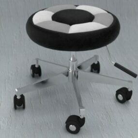 Model 3D stołka na stopy