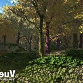 Jungle Forest View 3d model