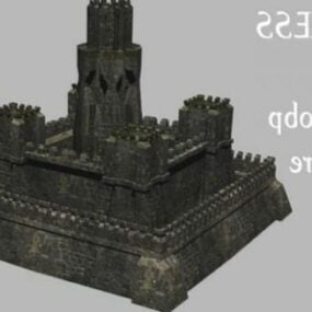 Fortezza Castle Costruzione del modello 3D
