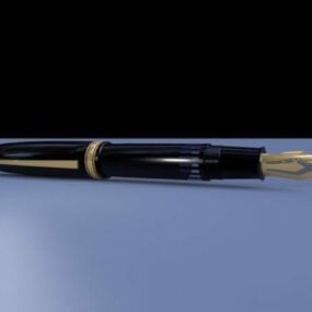 3д модель школьного оборудования перьевой ручки