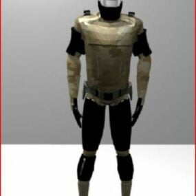 3D модель персонажа специального солдата