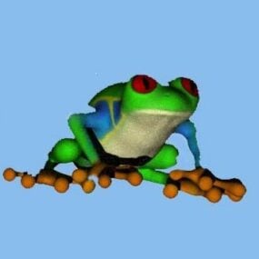 Model 3D zwierzęcia żaby