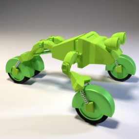 Jouet de véhicule Frogy modèle 3D