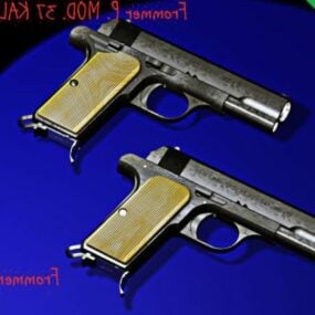 Pistola Frommer 37mm modelo 3d