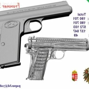 Forma Pistola Pistola modello 3d