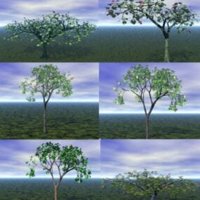 果樹コレクション3Dモデル