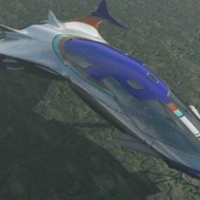 Vaisseau spatial de la navette spatiale Fury modèle 3D