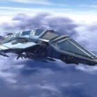 Futuristická kosmická loď Hunter