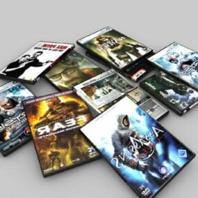 Game Dvd With Case 3d model