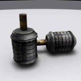 3д модель игровой ручной гранаты