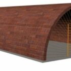 Garage Building Brick Dome