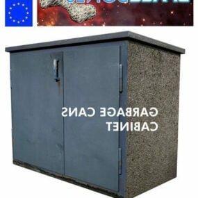 垃圾桶柜3d模型