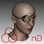 Genesis Girl Wit Goggle Glasses 3d model